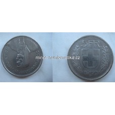 5 Frank 1968 B Helvetia Švýcarsko